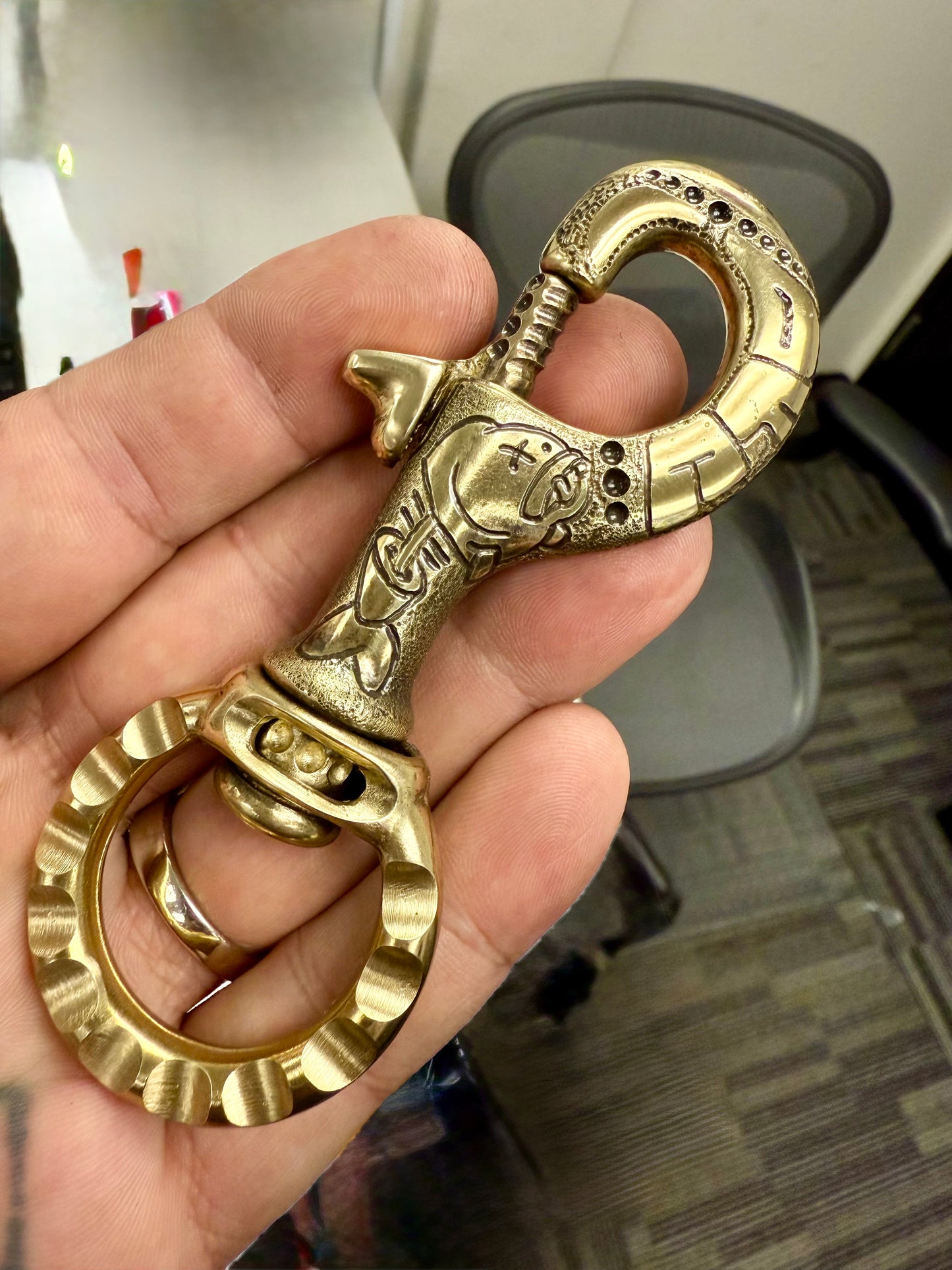 Custom engraved Brass clip™️